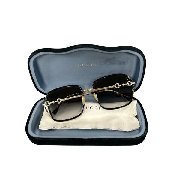 Gucci Women’s Sunglasses Oversized Square Horsebit GG1016SK - Picture 1 of 3